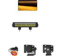 Barre lumineuse LED, faisceau combiné, boîtier en alliage d'aluminium durable, 10 pouces avec fil