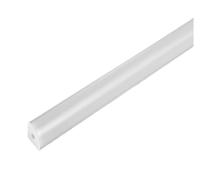 Barre lumineuse linéaire noire/argentée en forme de diffuseur de canal LED | Bande lumineuse LED (14 pièces, couverture en V transparent)