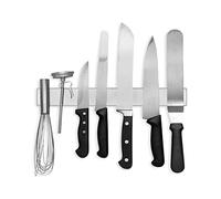 Barre magnétique en acier inoxydable de 35,6 cm - Utilisation comme porte-couteaux, barre à couteaux, porte-ustensiles de cuisine et porte-outils