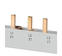 Barre omnibus Siemens, section 16 mm² : 3 x triphasé, protection contre les contacts accidentels 5ST3644