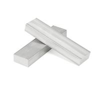 Barre plate carrée en aluminium, Barre plate rectangulaire en aluminium 6061, bande de plaque à tige carrée 3-8mm X 250mm 1 pièce for CNC(4x20x250mm)