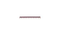 Barre pont. 1P 10mm² Ph 12M - CONNEXION HAGER KB963P