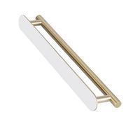 Barre porte-serviettes de salle de bain en acier sans perçage 50 cm - Support mural adhésif sans perçage, design moderne peu encombrant pour la maison et la salle de bain, installation facile, forte