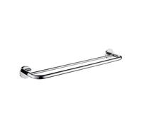 Barre porte-serviettes double 24", acier inoxydable 304 mural 60CM | Taille 60cm, support serviette salle de bain