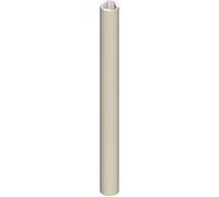 Barre pour poignée DIVA X A XXI diamètre 40 mm longueur 2500 mm blanc RAL9010 - LA CROISEE DS - DS7401-036
