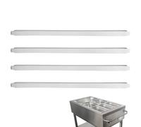 Barre Séparatrice pour Pan Gastronorme 4 Tiges de Séparation Longues pour | Tige Diviseuse pour Plat de Service pour Restauration Hôtel Salle à Manger Réception Cuisine Maison Restaurant