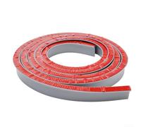 Barre Seuil Douche Silicone 150cm Fort Barre Seuil Douche Silicone(Gray 3m) | Silicone flexible, à 300cm, puissant, étanchéité totale, salle de bain moderne