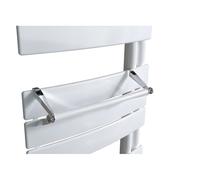 Barre support blanc pour sèche-serviettes tubes ronds - Atlantic 850219