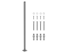 Barre-support pour fixer le store sans mur 11,5 x 11,5 x 152 cm GSA002 - Poteau de Fixation pour Store latéral, Accessoire pour Bris