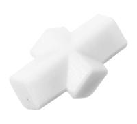 Barreau Agitateur Magnétique Croix Ptfe F4 Blanc pour Laboratoire