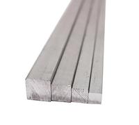 Barres d'aluminium, 1 Tige De Barre Carrée En Aluminium 8 Mm-140 Mm