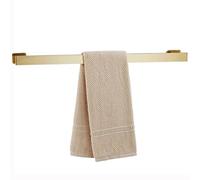 Barres porte-serviettes murales, porte-serviettes finition dorée brossée Porte-serviettes en aluminium pour accessoires de bain ou cuisine, 40 cm - 80 cm en option, montage par vis ( Size : 50cm )