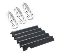 Barres pour flavorizer 43,4cm pour Weber pour genesis II pour lx 300 | Compatible pour genesis II pour lx 300, S-310, E-330, longueur 43,4cm, remplacement exact d'origine