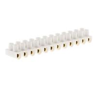 Barrette 12 plots section 10mm² - Blanc - Zenitech Blanc G
