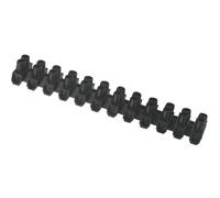 Barrette 2 x 12 noire Dhome - Section 16 mm²