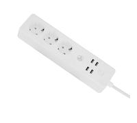 Barrette d'Alimentation WiFi Tellur, 3 Prises, 4*USB 4A, 2200W, 10A, 1.8m
