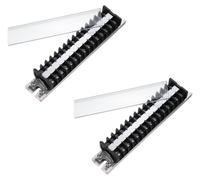 Barrette de connexion 660V 15A, double rangée, connecteur à vis de 15 pôles