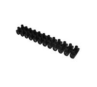 Barrette de connexion DEBFLEX 25mm2 noir 12 plots