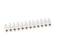 Barrette de connexion Nylbloc avec capacité assignée 10mm² - blanc