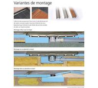 Barrette de finition inox - pour receveur Riolito - Wedi Fundo Wedi