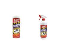 BARRIERE A INSECTES Anti-Fourmis Poudrage & Arrosage Action Choc 500 g, BARFOP500R & Spécial Fourmis et autres rampants, Prêt à l'emploi, 750 ml, BARFOPRET