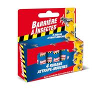BARFLY Ruban attrape-mouches — stoppe la reproduction des moustiques — 4 rouleaux