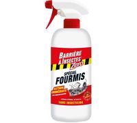 Barrière à Insectes Zero Insecticide, Spécial Fourmis, Action Immédiate, Fabriqué en France, Vaporisateur, Prêt à l'emploi - 1 L, nc