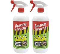 BARRIERE A INSECTES Vaporisateur contre les Insectes Rampants, Volants, Acariens, Prêt à l'emploi, 1 L, BARSEC1000N (Lot de 2)