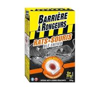 BARRIERE A RONGEURS Appât sur céréales pour rats et souris - Spécial lieux secs - 150 g