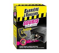 BARRIERE A RONGEURS - Boîte Appât Souris - Étui Pratique pour Éliminer les Rongeurs - Efficace et Facile à Utiliser - Protection Insecticides - Le Lot De 3