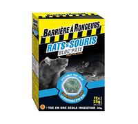 Barrière à insectes Bloc pâte appât pour rats et souris 300 g