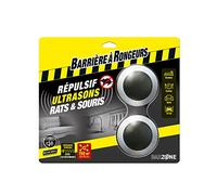 Generique Répulsif ultrasons BARSONIC2 – Barrière à rongeurs, 2 appareils, 2×100 m²