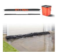 Barrière Anti-inondation Activée par l'Eau-VEVOR-Sacs d’Inondation Lot de 10PCs 153x21 cm avec Seau-pour Porte