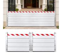 Barrière Anti-inondation pour Porte De Garage L 490cm x H 120cm | Barrières De Défense Contre Les Inondat Porte Garage Réutilisable Barrière Mobile De Protection Contre Les Inondations