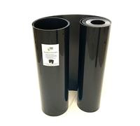 Barrière anti-rhizome en plastique - Noir - Épaisseur : 2 mm - Hauteur : 60 cm - Longueur : 15 m