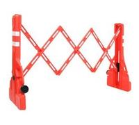 vidaXL Barrière de sécurité pliable rouge 210x50x105 cm