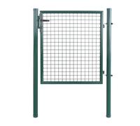 Barrière de jardin, Portillon de jardin 100x100cm vert, Porte de jardin, Portail de clôture