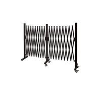 Barrière de sécurité HWC-B34, marron hauteur 109cm, largeur 60-530cm