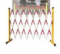Barrière de sécurité Mobile rétractable, barrière de Circulation métallique Extensible pour piétons et Circulation, Solution Portable de contrôle des foules (1,2 m x 6 m)