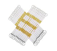 Barrière De Sécurité Télescopique À Extensible En Plastique Pour Parkings Et Chantiers Routiers Poteaux De Sécurité Réglables De 1,25 À 2(20 Pcs)