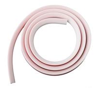 Barrière d'eau de douche en silicone, bande flexible pour séparation humide et sèche, rétention d'eau de douche sans courbure avec bande d'étanchéité de seuil (blanc, 200 cm)