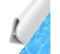 Barrière d'eau de seuil de Douche en Silicone, barrière de Sol de Salle de Bain pour pièce Humide, Bande d'étanchéité pour Receveur de Douche, Bande de Garniture de Joint de Bordure de Bain, Bande de