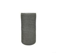 Barrière en maille d'acier inoxydable flexible pour trous et fissures - Argenté - 127 mm de large - 6 m, 10 m, 15 m, 30 m de longueur, personnalisable, facile à installer pour le commerce à domicile