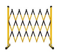 Barrière Extensible Industrielle en métal pour la Gestion des foules, poteaux de barrière réglables pour Zone de travaux, clôture rétractable de 1,20 m/1,50 m de Hauteur