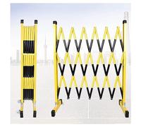 Barrière métallique extensible - Barrière de circulation rétractable, clôture pliante portable pour usage extérieur, sécurité réglable pour les chantiers et les allées, installation et range