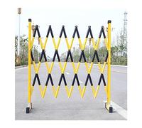 Barrière Mobile Extensible à roulettes, barrière de sécurité Pliable pour la Gestion du trafic, Portail d'allée rétractable et Portable, barrière à Ciseaux réglable pour