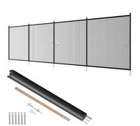 Barriere protection piscine - VEVOR - Clôture de Piscine Amovible Barrière Piscine Creusée Extérieur 1,21x3,66 m noir 5,3 kg