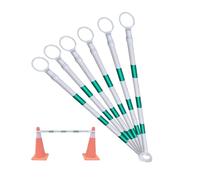 Barrière Télescopique pour Cônes Barre De Signalisation Télescopique Multicolore Paquet De 1 À 12 Pièces