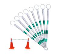 Barrière Télescopique pour Cônes Barre De Signalisation Télescopique Multicolore Paquet De 1 À 12 Pièces