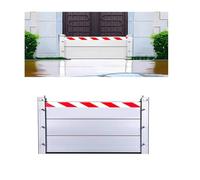 Barrières de Défense Contre Les Inondat L 168cm H 60cm Barrière Anti-inondation Barrière Mobile de Protection Contre Les Inondations Réutilisable Batardeau Anti Inondation Pour Porte